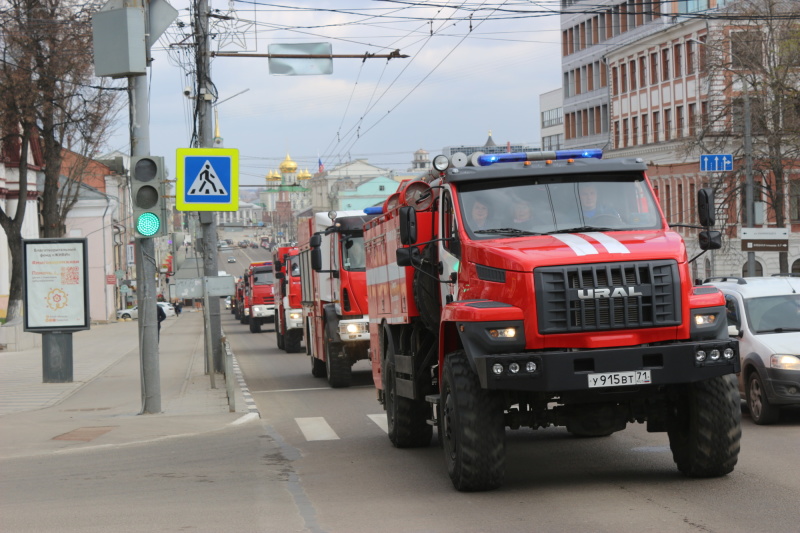 В преддверии празднования 373 годовщины пожарной охраны России в Туле